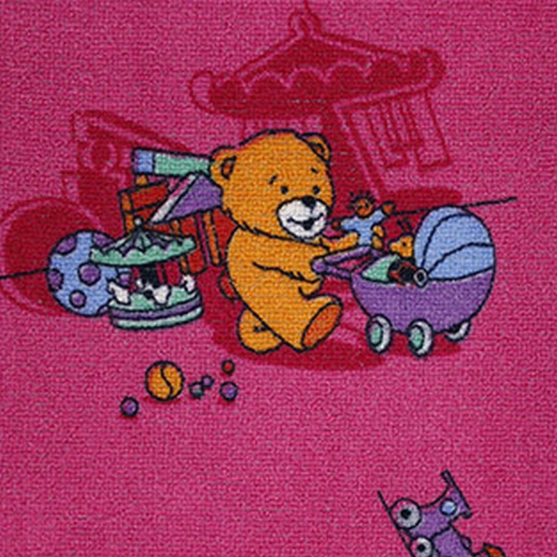 Dywan Dziecięcy Funny Bear róż 150x400 cm XML