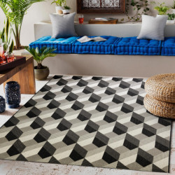 Dywan SZNURKOWY SIZAL FLAT 48624/690 KOSTKI 3D 200x290cm
