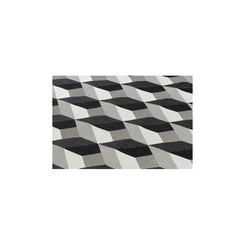 Dywan SZNURKOWY SIZAL FLAT 48624/690 KOSTKI 3D 200x290cm