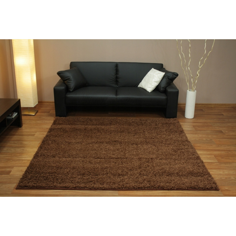 Dywan Super Shaggy 5 cm czekolada 72x150 cm T-S-27