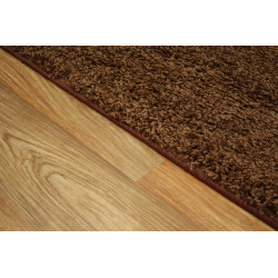 Dywan Super Shaggy 5 cm czekolada 72x150 cm T-S-27