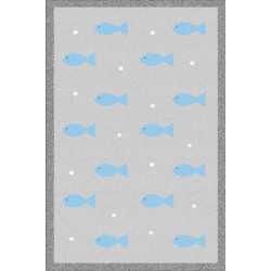Dywan FD Białystok CANDY OCEAN Popiel 160x220