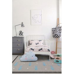 Dywan FD Białystok CANDY OCEAN Popiel 160x220