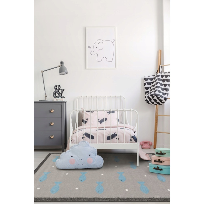 Dywan FD Białystok CANDY OCEAN Popiel 160x220