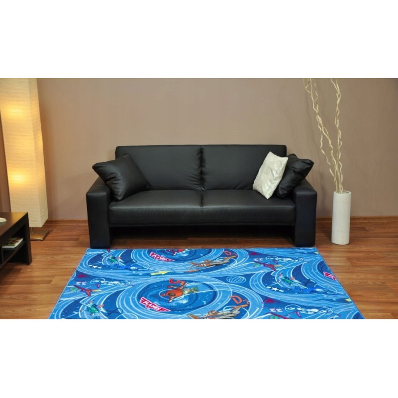 Dywan Disney Planes niebieski 150x500 cm 24h XML