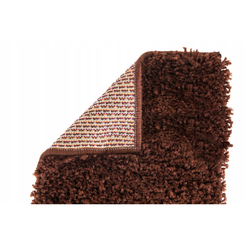 Dywan Super Shaggy 5 cm Brąz 140x270cm 24h XML Dywan Super Shaggy 5 cm Brąz 140x270cm 24h XML