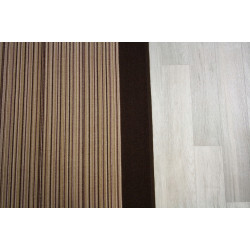Chodnik antypoślizgowy Carnaby brąz pasy 67 cm