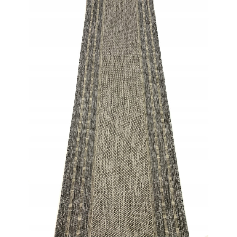 Chodnik sznurkowy podgumowany 204/DM8E szary 80 cm