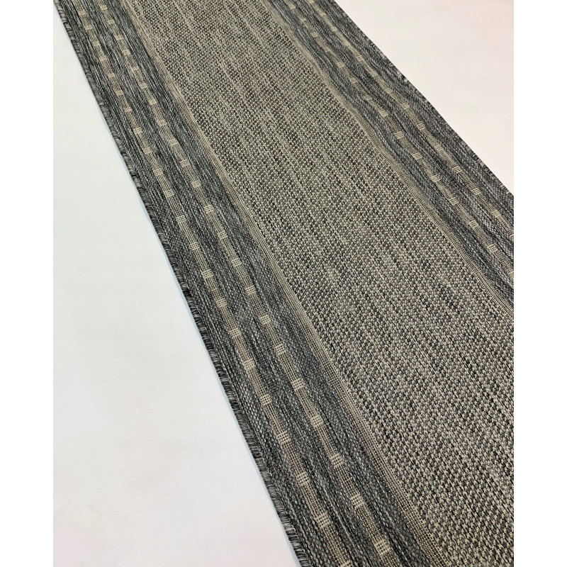 Chodnik sznurkowy podgumowany 204/DM8E szary 80 cm