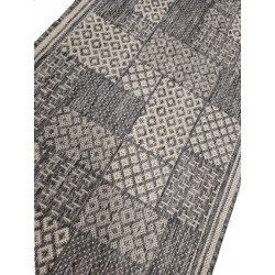 Chodnik sznurkowy podgumowany Patchwork szary 90cm