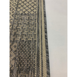 Chodnik sznurkowy podgumowany Patchwork szary 90cm