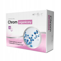 ACTIVLAB CHROM ORGANICZNY 200mg 60 tabl ODCHUDZANIE GLIKEMIA POZIOM CUKRU