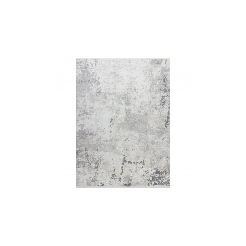Dywan DUKE 51378 krem / szary - Beton, kamień strukturalny, bardzo miękki, frędzle - 2 GATUNEK 160x220cm