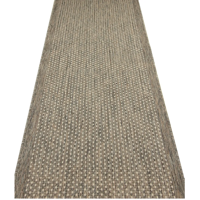 CHODNIK SZNURKOWY 8823/W71E BEŻ GŁADKI WZÓR 100cm
