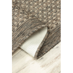 CHODNIK SZNURKOWY 8823/W71E BEŻ GŁADKI WZÓR 100cm