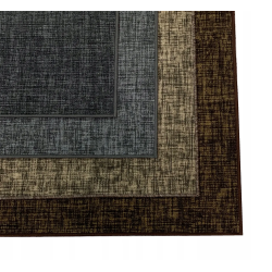 Nowoczesny Dywan 200x400 C. SZARY Praktyczny Salon