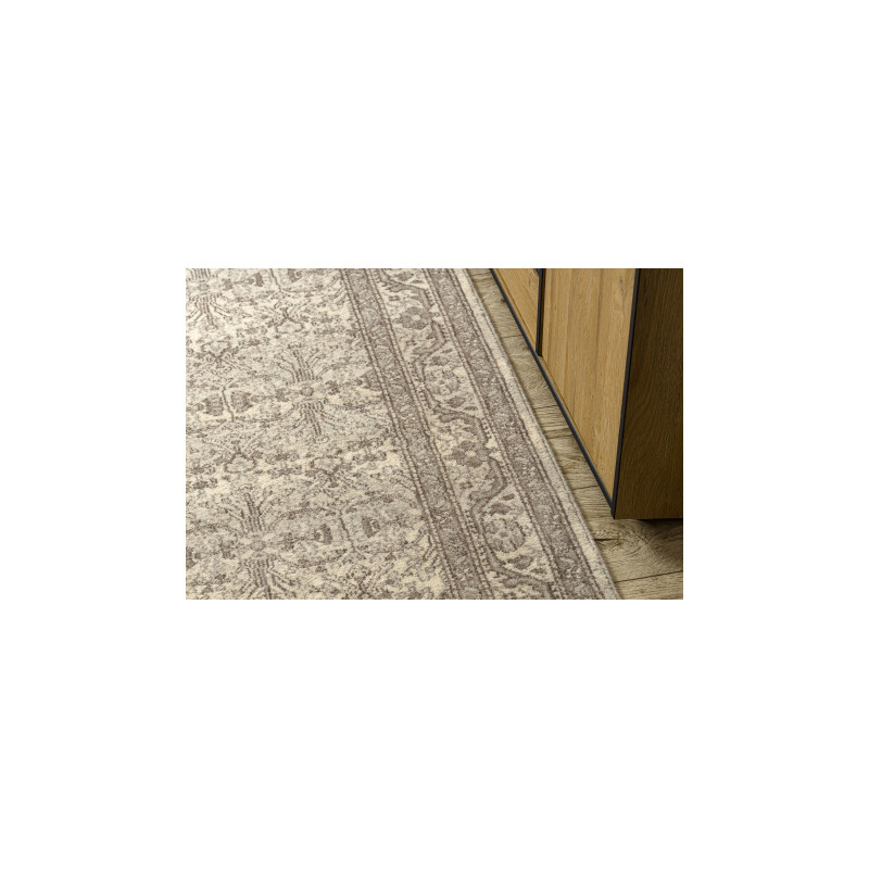 Dywan LEGEND 468 12 GB620 wełniany OSTA - Ornament, ramka eskluzywny beż /  brązowy 160x230cm