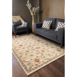 Dywan LEGEND 468 16 GB620 wełniany OSTA - Ornament eskluzywny beż / czerwony 160x230cm