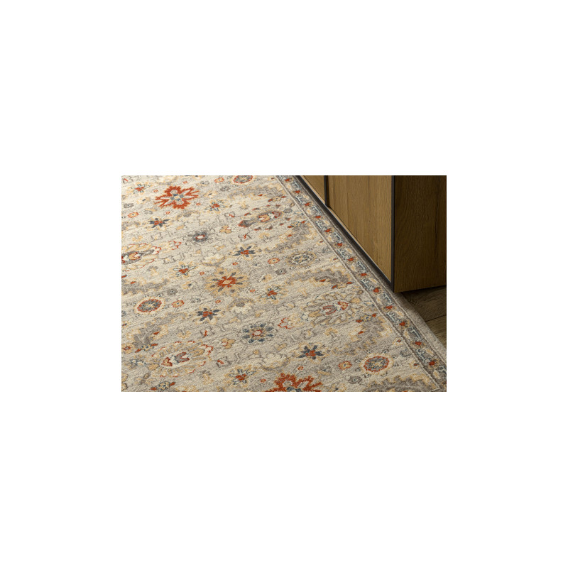 Dywan LEGEND 468 16 GB620 wełniany OSTA - Ornament eskluzywny beż / czerwony 160x230cm