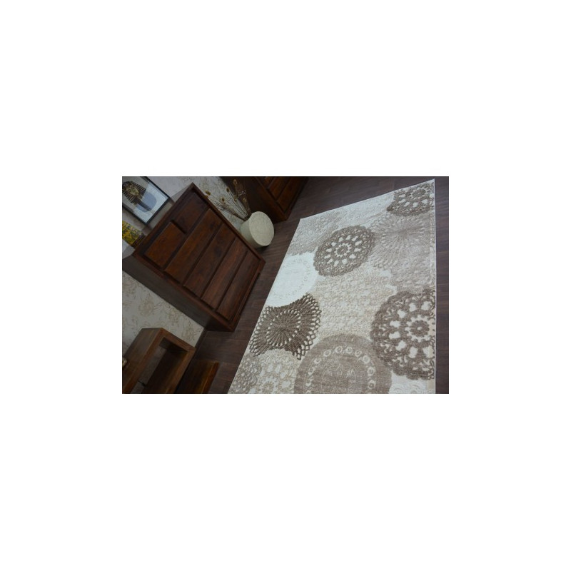 Dywan AKRYL YAZZ 7666 D.Beige/L.Beige 133x190cm Dywan AKRYL YAZZ 7666 D.Beige/L.Beige 133x190cm