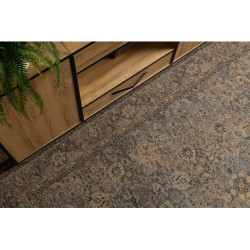 Dywan ANTIGUA 518 74 JG900 wełniany OSTA - Kwiaty, ramka płaskotkany brązowy 170x240cm Dywan ANTIGUA 518 74 JG900 wełniany OSTA - Kwiaty, ramka płaskotkany brązowy 170x240cm