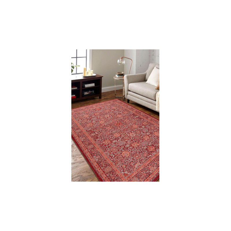Dywan ANTIGUA 518 74 KA300 wełniany OSTA - Kwiaty, ramka płaskotkany czerwony 170x240cm Dywan ANTIGUA 518 74 KA300 wełniany OSTA - Kwiaty, ramka płaskotkany czerwony 170x240cm