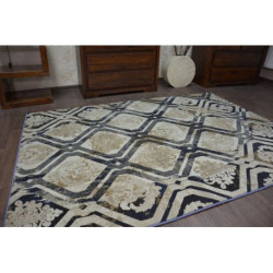 Dywan DROP JASMINE 031 Fog/D.blue 200x290cm