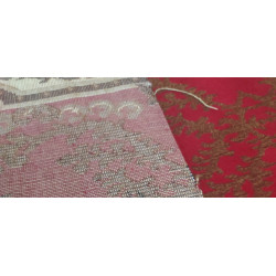 CHODNIK OKAZJA !! dywanowy BCF GALANOS BORDO MOCNY szer 80cm