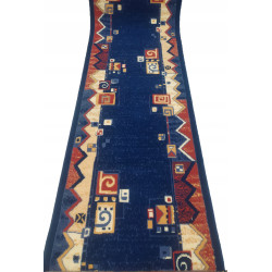 CHODNIK OKAZJA !!!! dywanowy BCF SAMIRA granat MOCNY 100cm