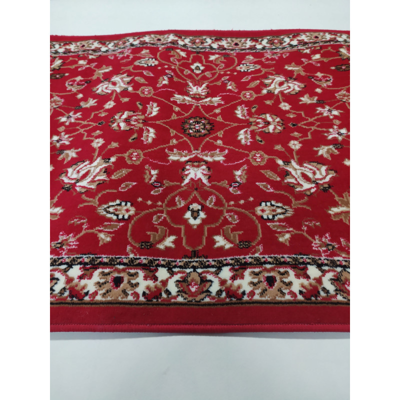 CHODNIKOKAZJA !! dywanowy BCF HUGO 5155 Łączka bordo MOCNY szer 100cm