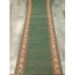 CHODNIK OKAZJA!! dywanowy BCF GEOMETRIA Morski Zielony MOCNY 70cm