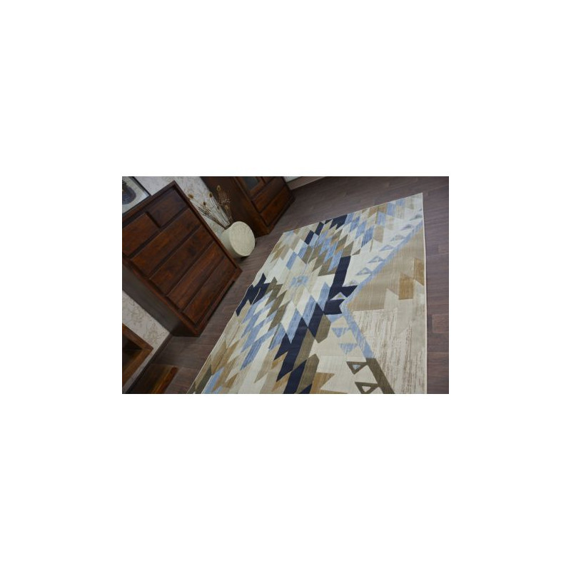Dywan DROP JASMINE 758 L.blue/Smoke 160x22cm