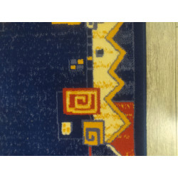 CHODNIK dywanowy BCF SAMIRA granat MOCNY 70cm