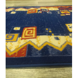 CHODNIK dywanowy BCF SAMIRA granat MOCNY 80cm