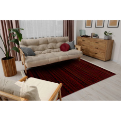 Dywan ORIENT 5132 bordo / czarny Orientalny, z frędzlami  180x270cm