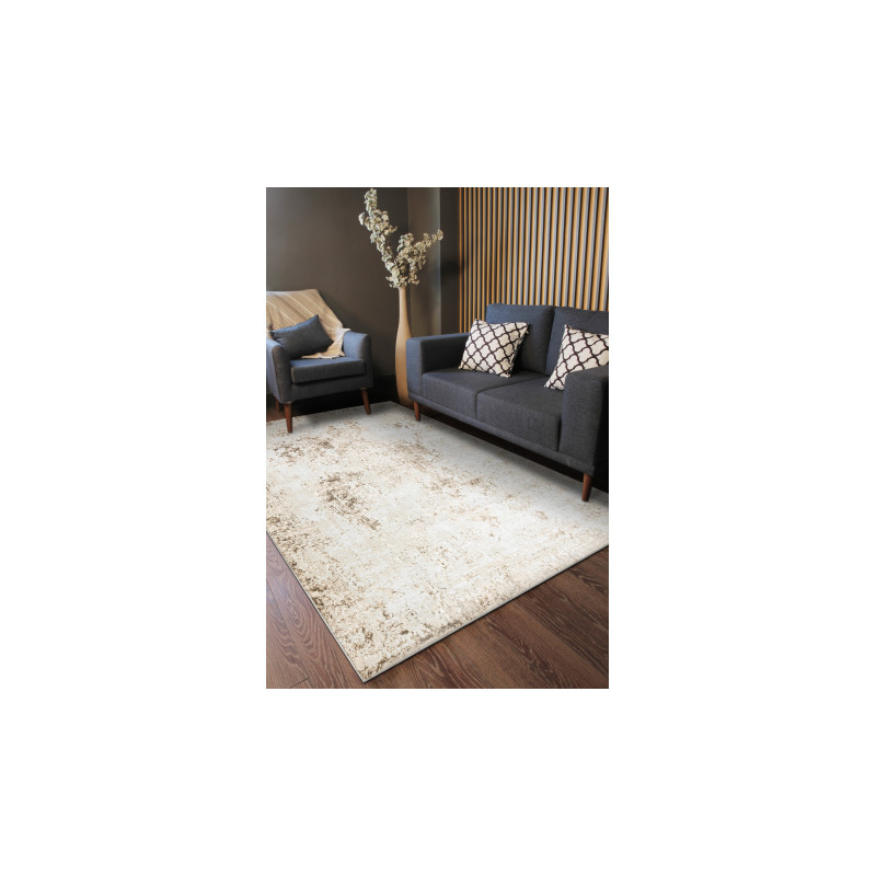 Dywan ALLURE 1959 Abstrakcja - Strukturalny, stylowy, glamour krem / beż 80x150cm Dywan ALLURE 1959 Abstrakcja - Strukturalny, stylowy, glamour krem / beż 80x150cm