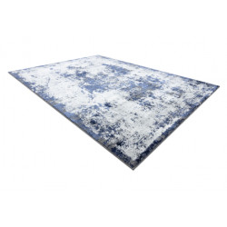 Dywan ALLURE 1959 Abstrakcja - Strukturalny, stylowy, glamour biały / niebieski 140x190cm