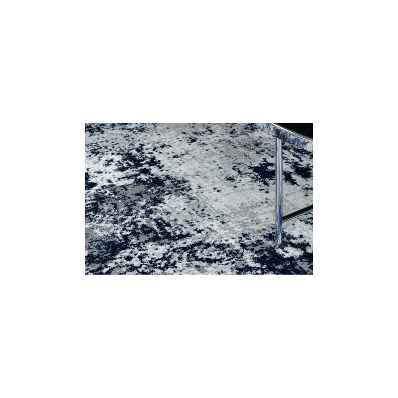 Dywan ALLURE 1959 Abstrakcja - Strukturalny, stylowy, glamour biały / niebieski 280x370cm