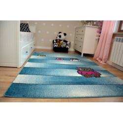 Dywan KIDS Sowy niebieski C412 140x190cm