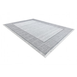 Dywan ALLURE 8783 Grecki klucz, ramka - Strukturalny, stylowy, glamour jasnoszary / biały 140x190cm Dywan ALLURE 8783 Grecki klucz, ramka - Strukturalny, stylowy, glamour jasnoszary / biały 140x190cm