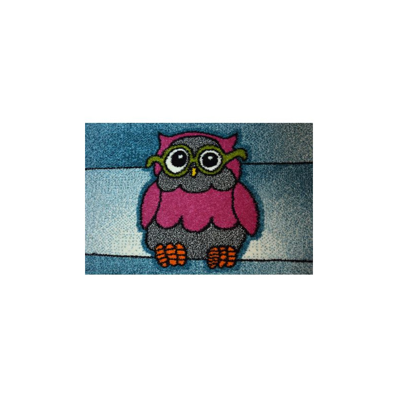 Dywan KIDS Sowy niebieski C412 140x190cm Dywan KIDS Sowy niebieski C412 140x190cm