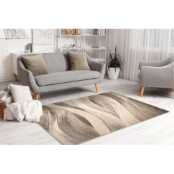 Dywan FUSION 1617 beż / krem - Fale, nowoczesny, abstrakcyjny 160x220cm Dywan FUSION 1617 beż / krem - Fale, nowoczesny, abstrakcyjny 160x220cm