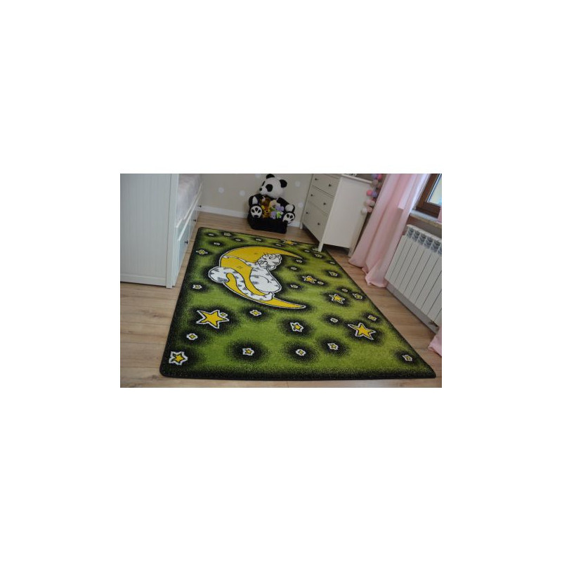 Dywan KIDS Cat zielony C414 140x190cm Dywan KIDS Cat zielony C414 140x190cm