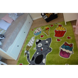 Dywan KIDS Ciacho zielony C415 140x190cm