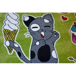 Dywan KIDS Ciacho zielony C415 140x190cm Dywan KIDS Ciacho zielony C415 140x190cm