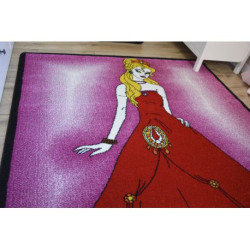 Dywan KIDS Princess różowy C425 280x370cm Dywan KIDS Princess różowy C425 280x370cm