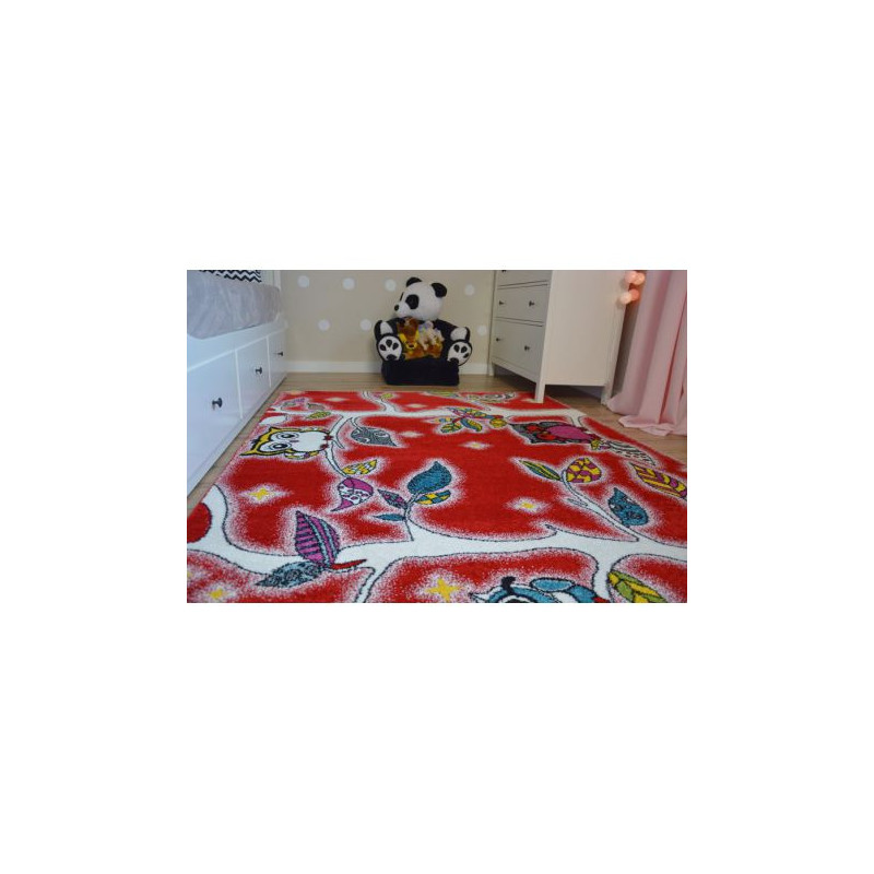 Dywan KIDS Forest czerwony C427 140x190cm