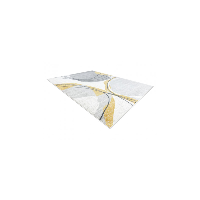Dywan FUSION 5868 biały / żółty - Linie, nowoczesny, abstrakcyjny 80x150 cm Dywan FUSION 5868 biały / żółty - Linie, nowoczesny, abstrakcyjny 80x150 cm