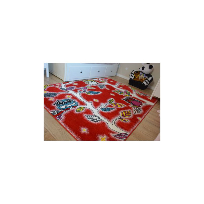 Dywan KIDS Forest czerwony C427 200x280cm