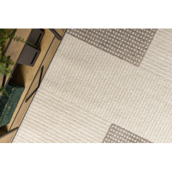 Dywan FUSION 0805 krem / beż - Geometryczny, nowoczesny, abstrakcyjny 160x220cm